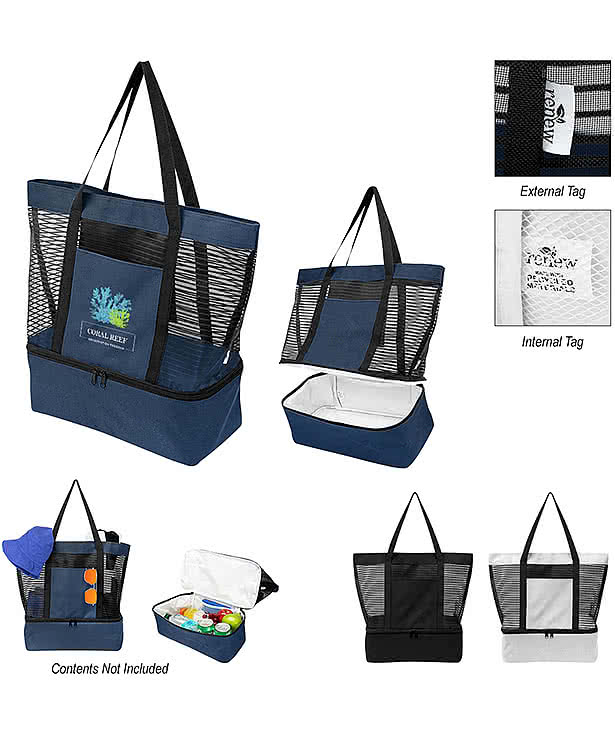 Marley Recycled Mesh 12 Can Cooler Tote Bag