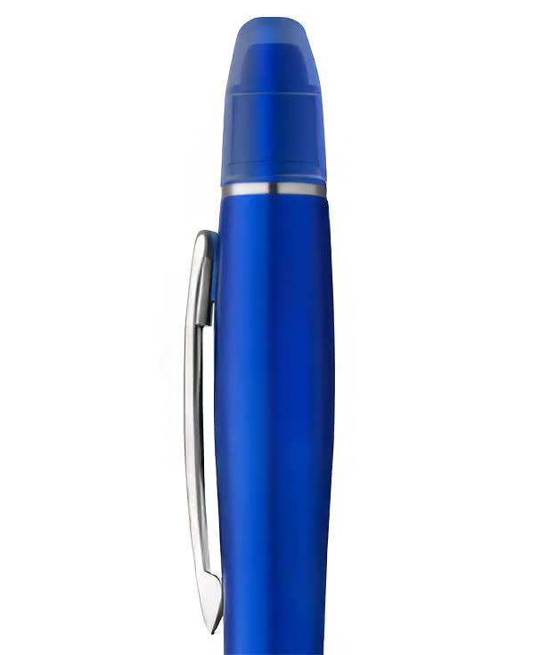 Curvaceous Metallic Gel Wax Highlighter and Stylus Pen (black ink)