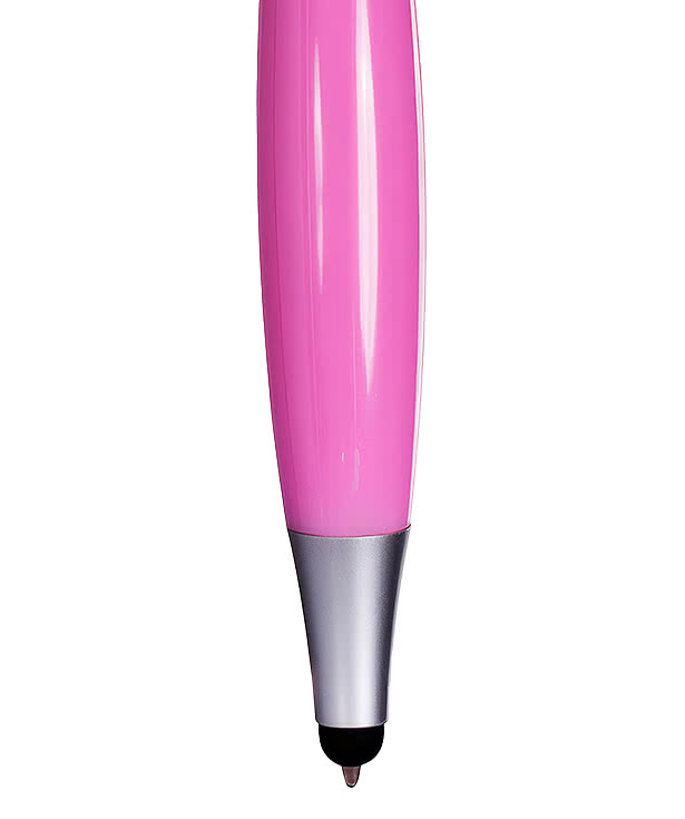 MopToppers Breast Cancer Awareness Ballpoint Stylus Pen (black ink)
