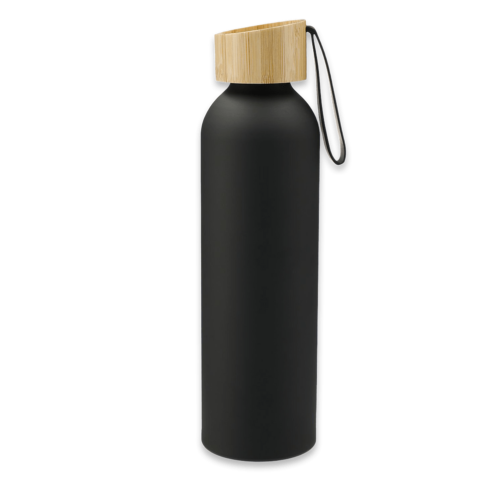 22 oz. Ryze Aluminum Sports Water Bottle with Bamboo Lid-default