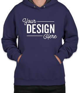 Fruit of the Loom Sofspun Pullover Hoodie - Color: Admiral Blue