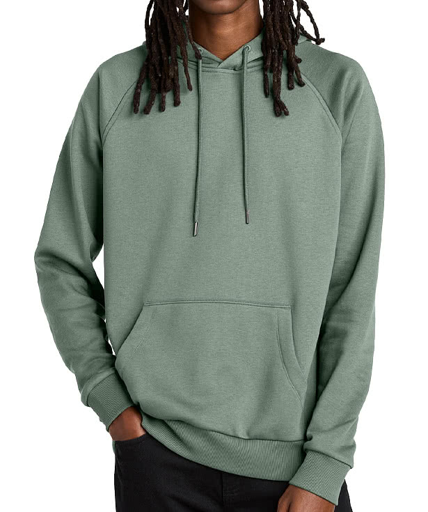Allmade Organic Jersey Blend Fleece Pullover Hoodie