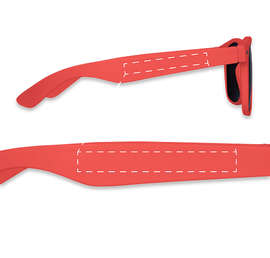Solid Malibu Sunglasses - Color: Coral
