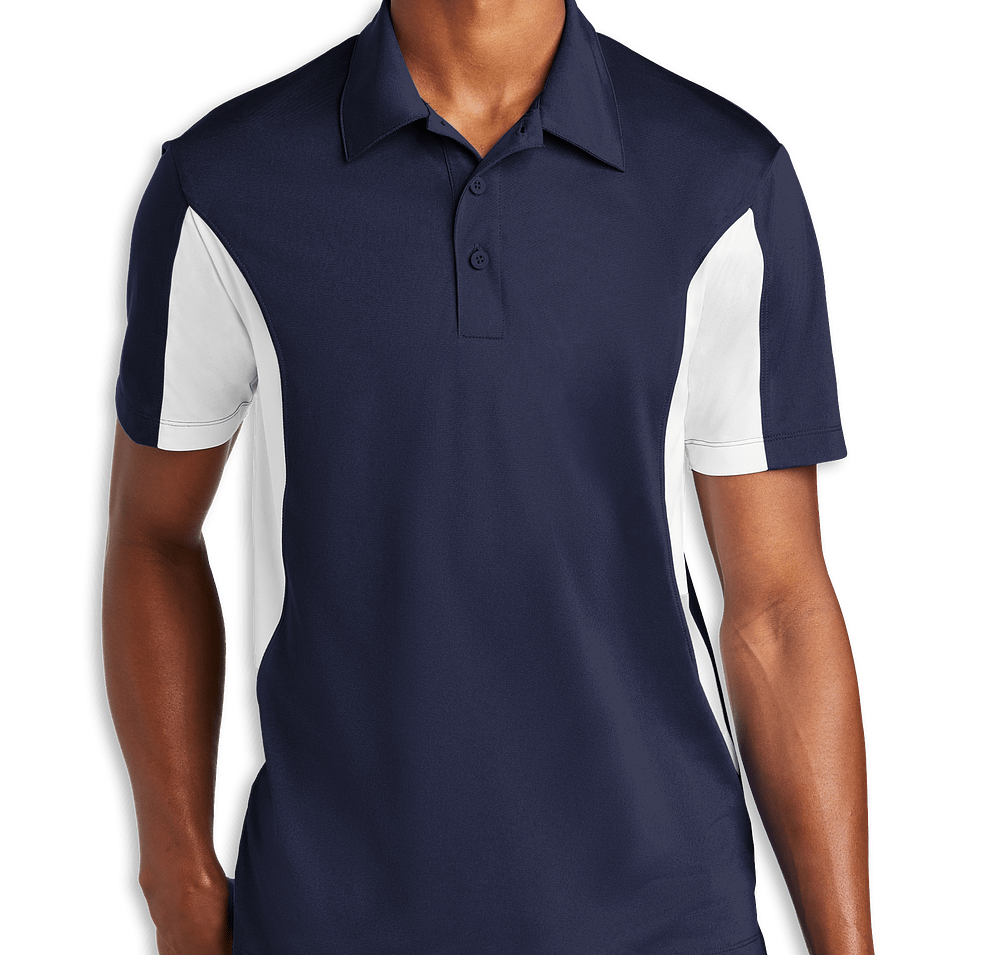 Sport-Tek Sport-Wick Colorblock Micro Pique Performance Polo-default