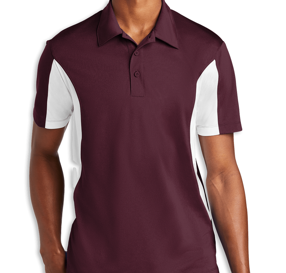 Sport-Tek Sport-Wick Colorblock Micro Pique Performance Polo-default
