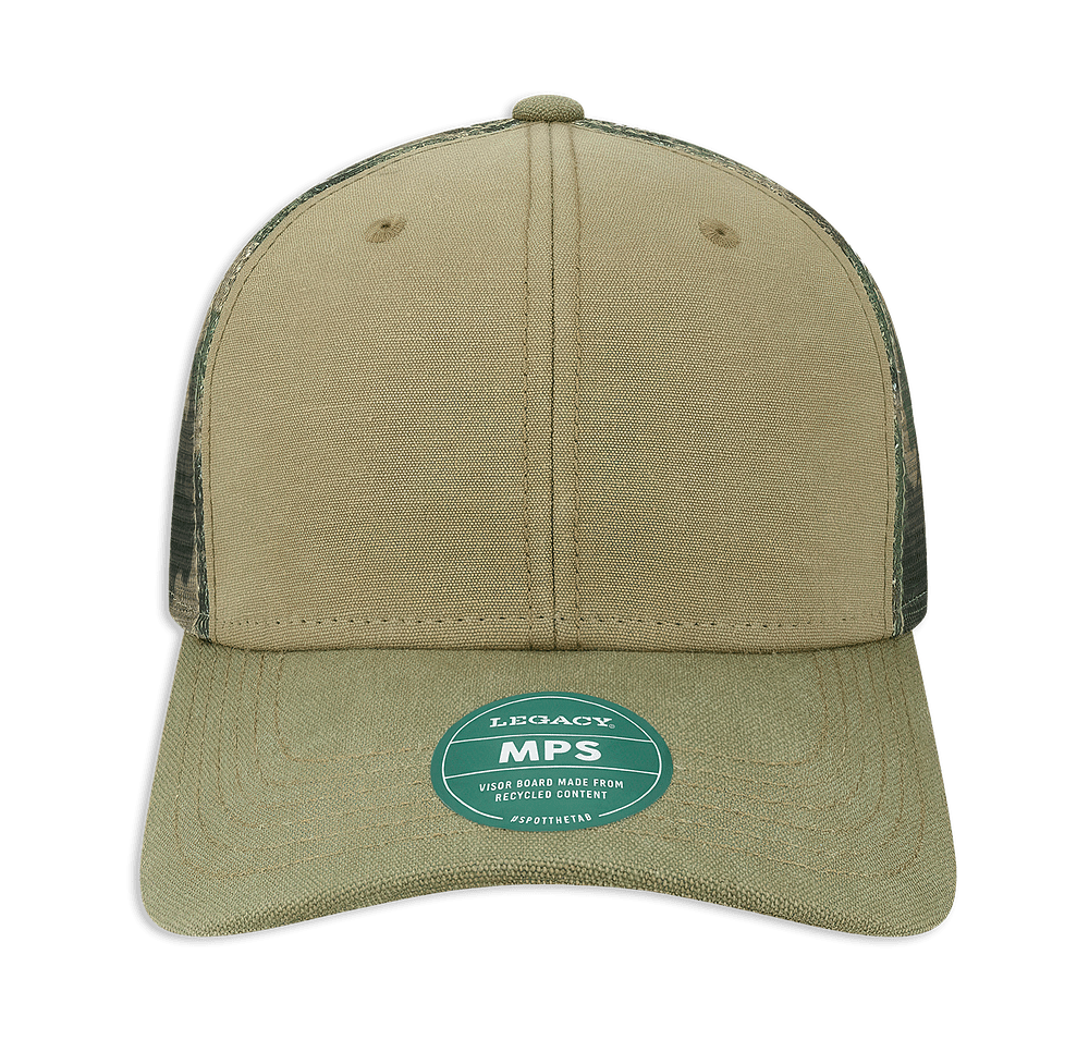 Legacy Six Panel Mesh Back Snapback Trucker Hat-default