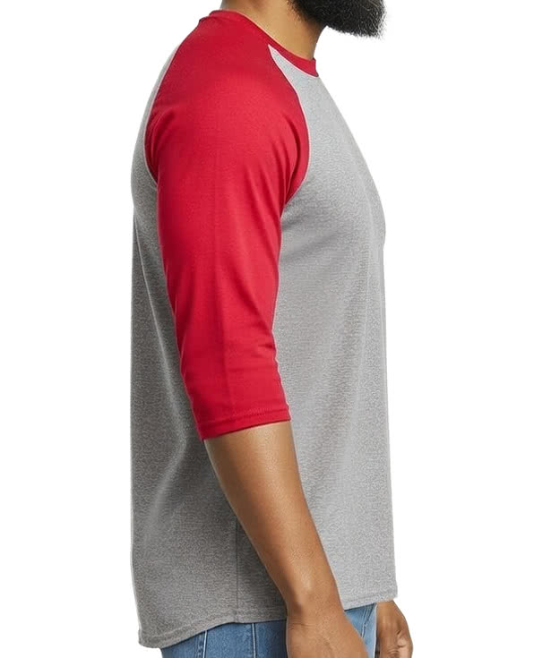 Gildan Heavy Cotton 3/4 Sleeve Raglan T-shirt