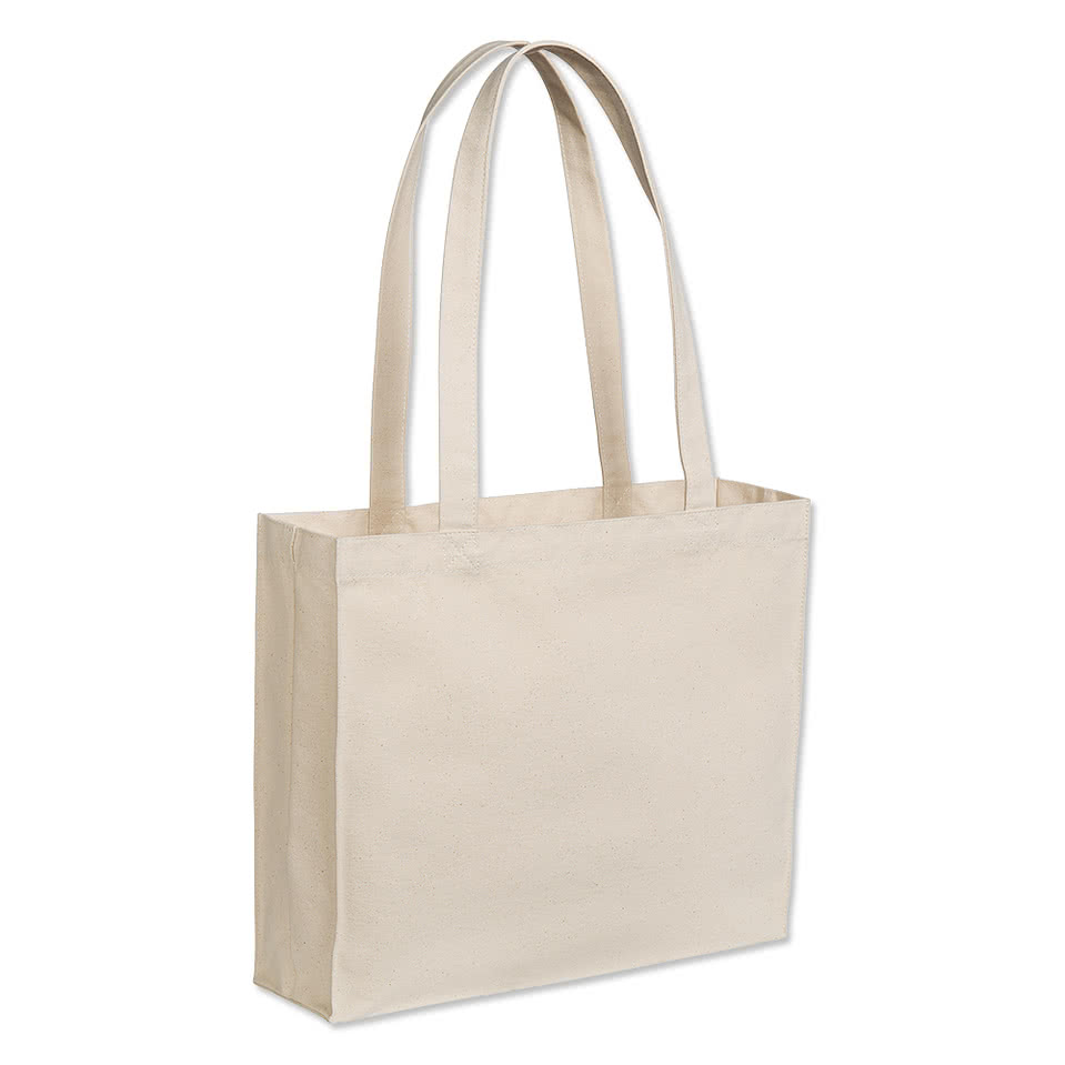 Port Authority Medium Cotton Canvas Grocery Tote Bag