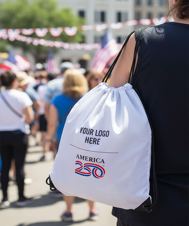 America250™ Sports Reinforced Drawstring Bag