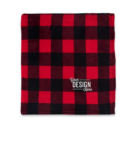 Kanata Buffalo Check Oversized Blanket - Color: Buffalo Check Red / Black