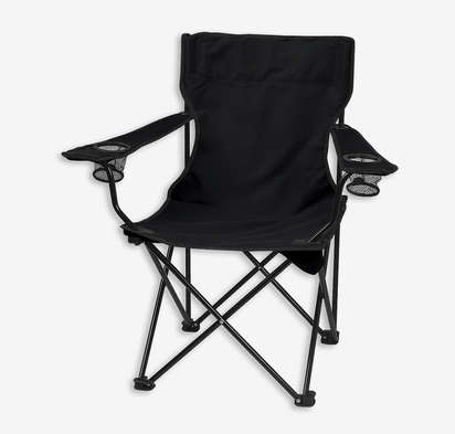 Dual Cup Holder Folding Chair with Carrying Bag-default