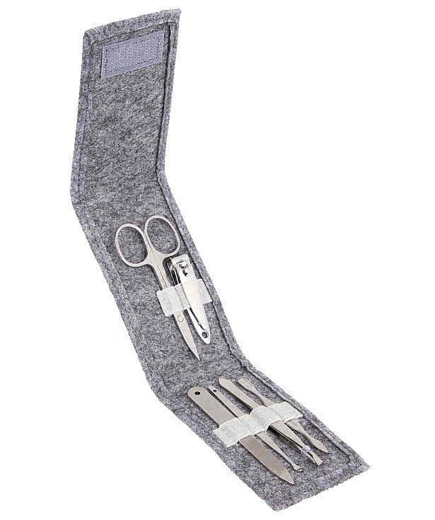 The Goods Recycled Felt 6-Piece Manicure Set