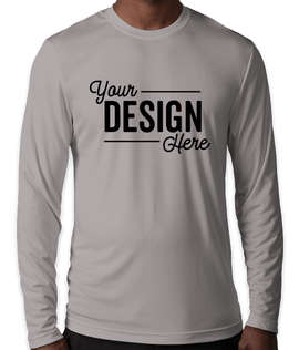 Hanes Cool Dri Long Sleeve Performance Shirt - Color: Graphite