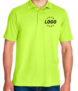 Core 365 Performance Polo - Screen Printed - Color: Safety Yellow