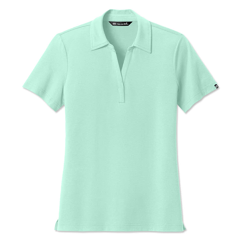 TravisMathew Women's Glenview Solid Recycled Performance Polo