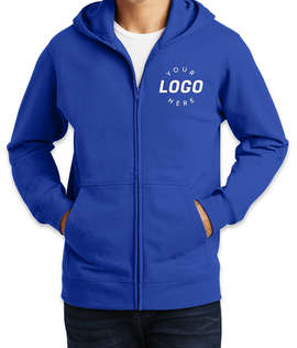 Port & Company Fan Favorite Zip Hoodie - Color: True Royal