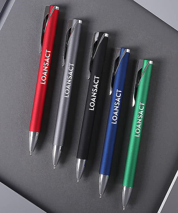 Laser Engraved Trekkie Comfort Ballpoint Pen (blue ink)