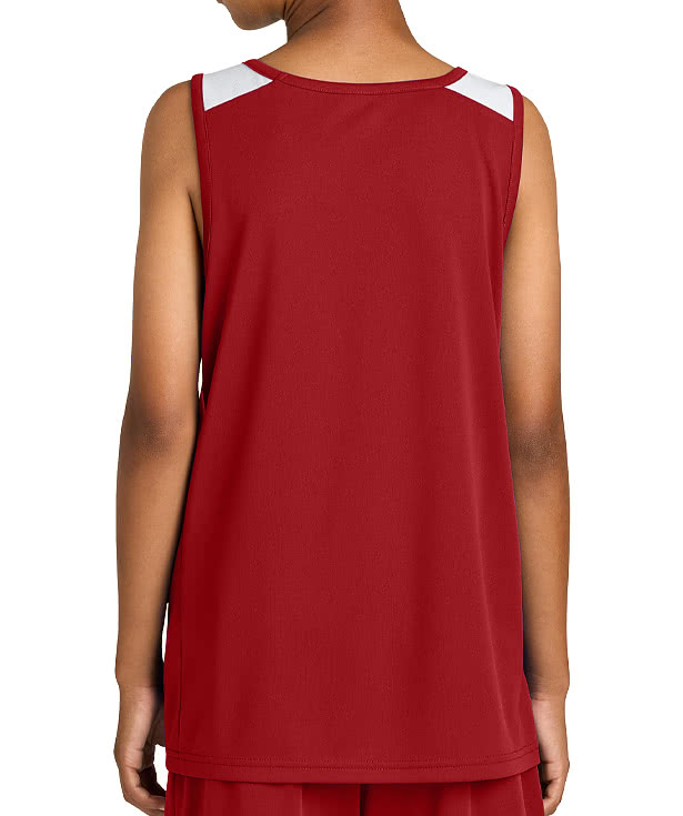 Sport-Tek Youth Club Recycled Performance Basketball Jersey