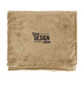 Kanata Soft Touch Velura Oversized Blanket - Color: Camel