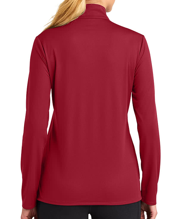Sport-Tek Women's Sport-Wick Micro Pique Quarter Zip Performance Shirt