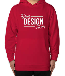 Independent Trading Midweight Pullover Hoodie - Color: Red