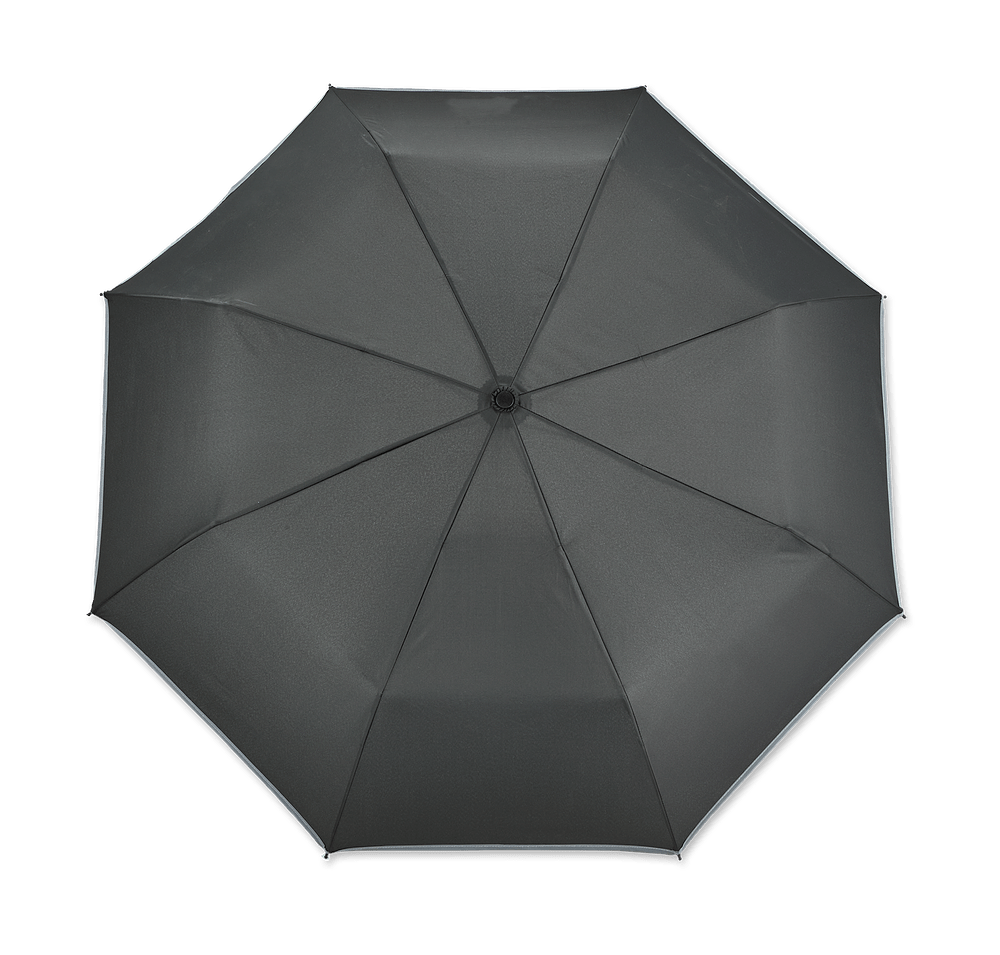 48" Arc Auto Open Reflective Recycled Umbrella-default