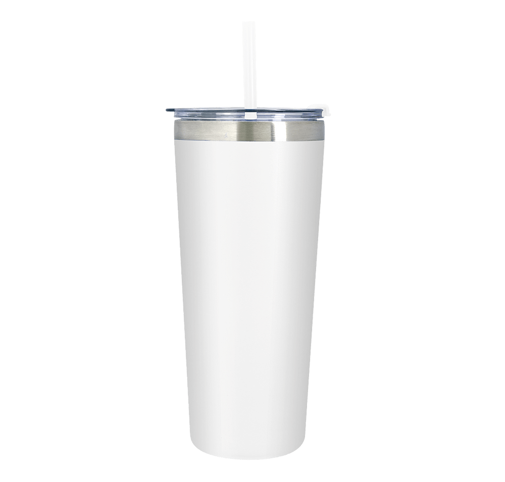 24 oz. Colma Stainless Steel Insulated Tumbler with Straw-default