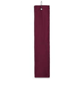 Port Authority Grommeted Tri-Fold Golf Towel - Color: Maroon