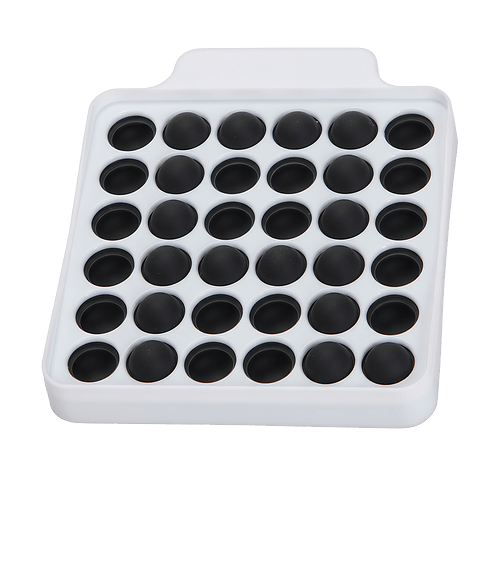 Push Pop Square Bubble Game Stress Reliever in Black