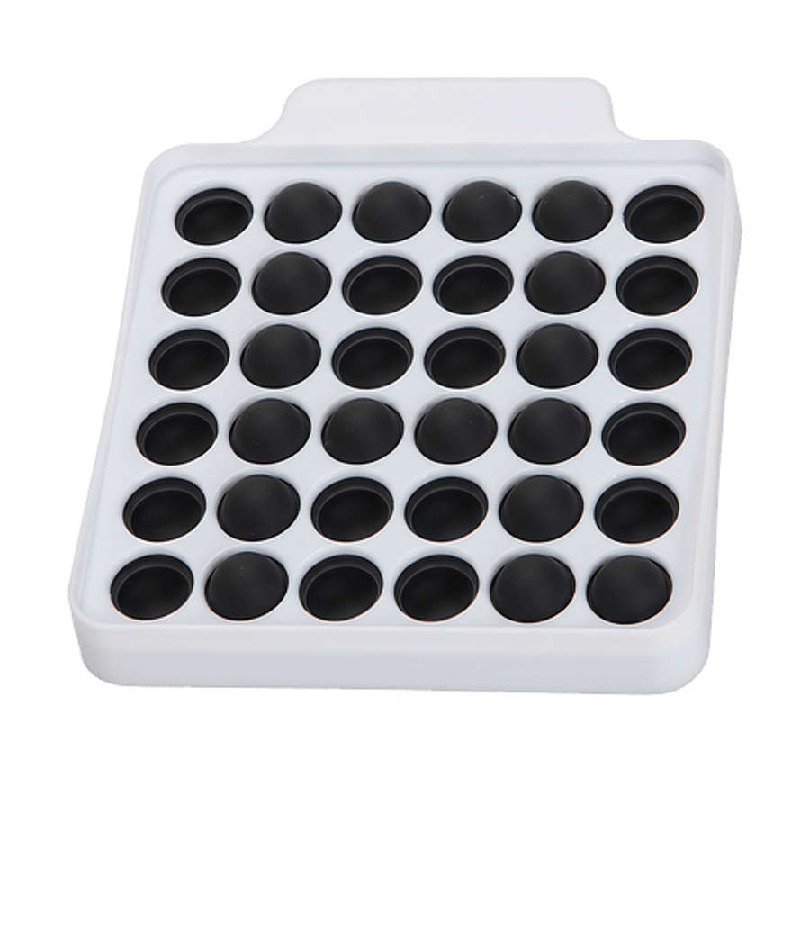 Push Pop Square Bubble Game Stress Reliever in Black
