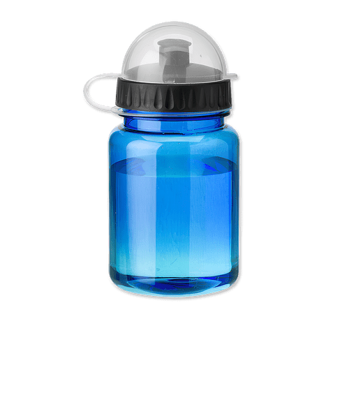 Full Color 12 oz. 5K Translucent Mini Water Bottle in Blue