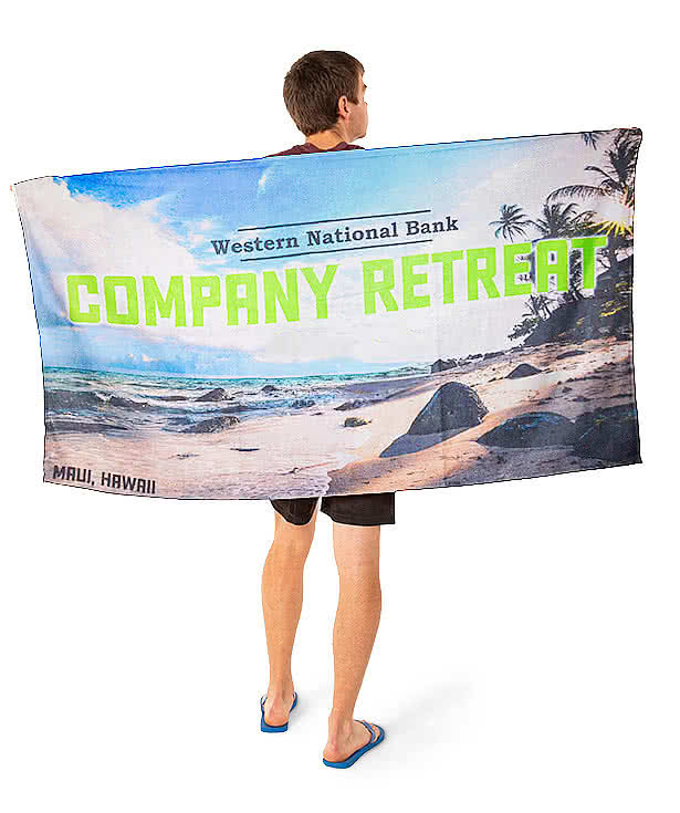 Full Color Midweight Beach Towel