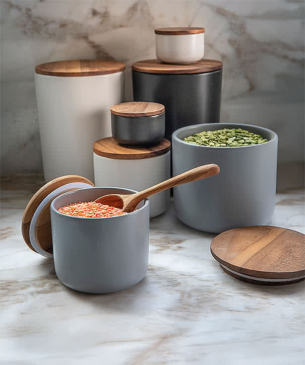 Be Home Brampton Medium Stoneware Container