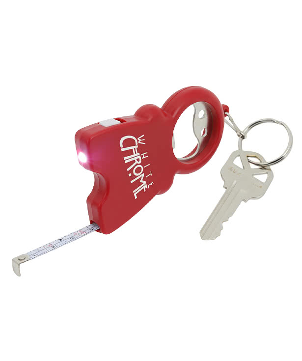 Tag Along Bottle Opener Keychain with LED Light