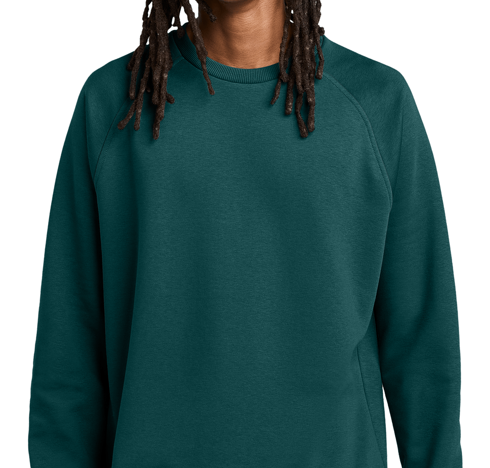 Allmade Organic Jersey Blend Fleece Crewneck Sweatshirt-default