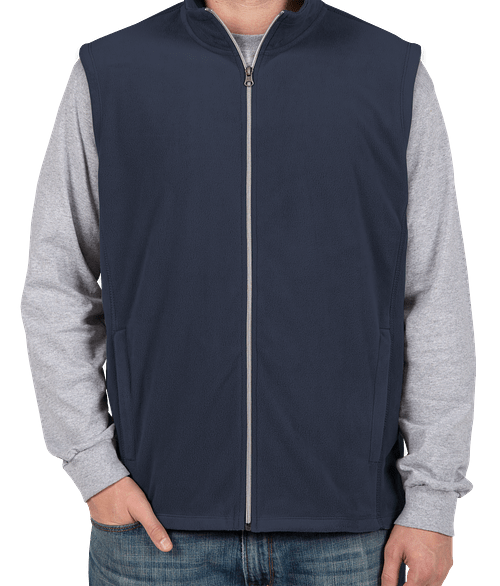 Port Authority Microfleece Vest in True Navy