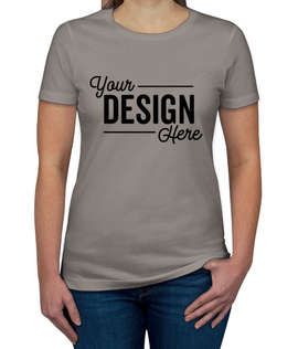 Next Level Women's Slim Fit Jersey T-shirt - Color: Warm Grey