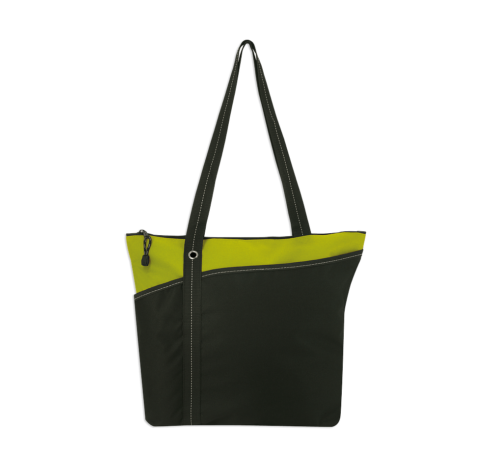 Full Color Annie Medium Zippered  Tote Bag-default