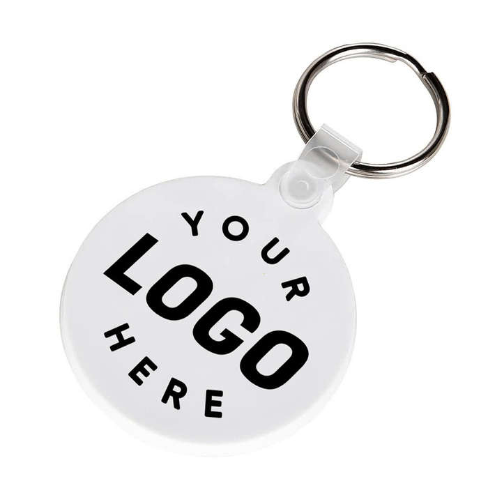 Circle PVC Keychain