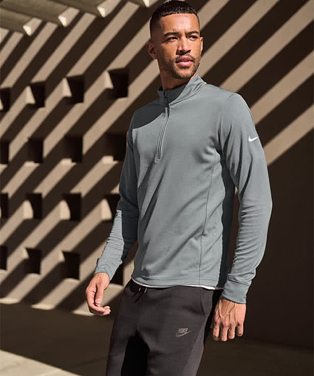 Custom Nike Essential Recycled Half Zip Sweatshirt - Design