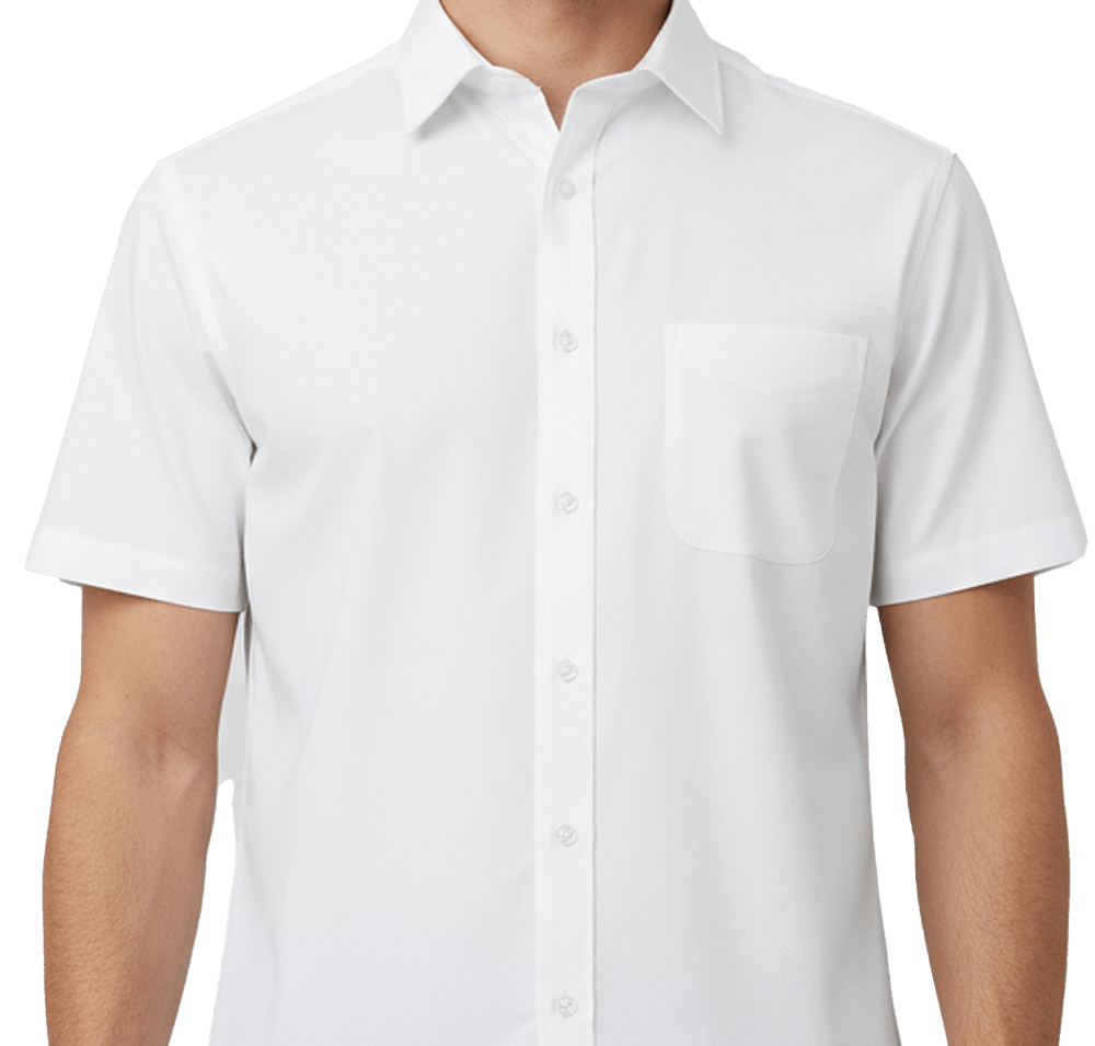 Edwards Essential Wrinkle-Free Short Sleeve Dress Shirt-default