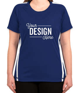 Canada - ATC Women's Competitor Colorblock Performance Shirt - Color: True Royal / White