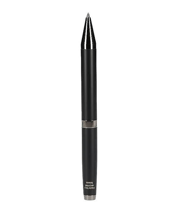 Laser Engraved Recycled Brass Ultra Gel Ballpoint Pen (black ink)