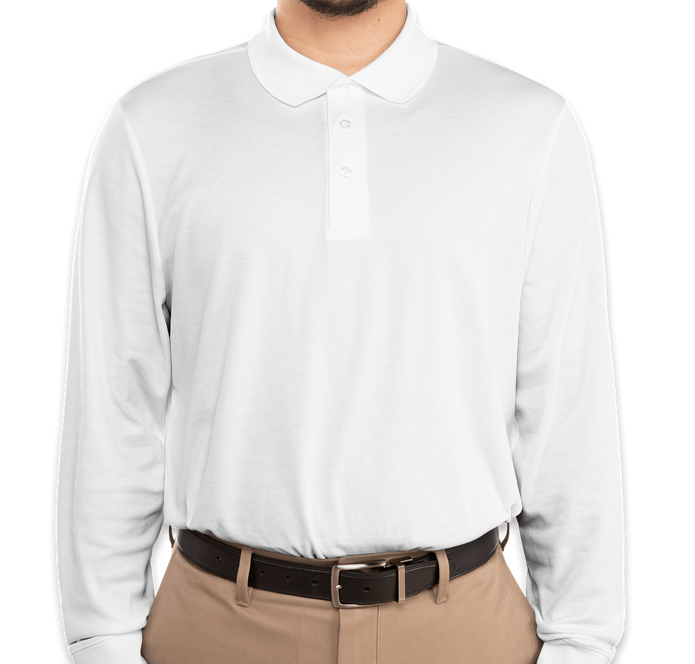 Devon & Jones CrownLux Long Sleeve Performance Polo-default