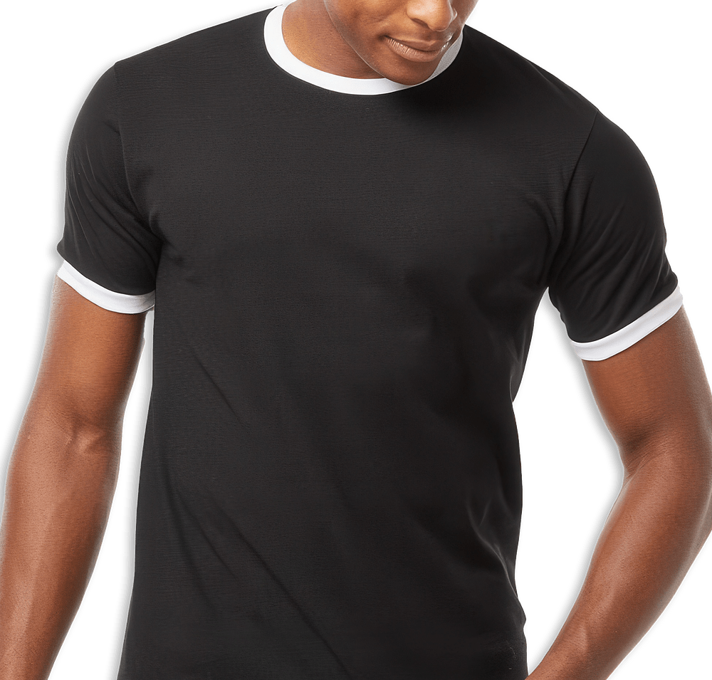 Tultex Fine Jersey Crewneck Ringer T-shirt-default