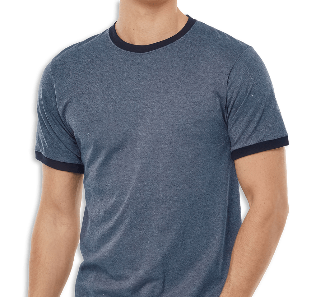 Tultex Fine Jersey Crewneck Ringer T-shirt-default