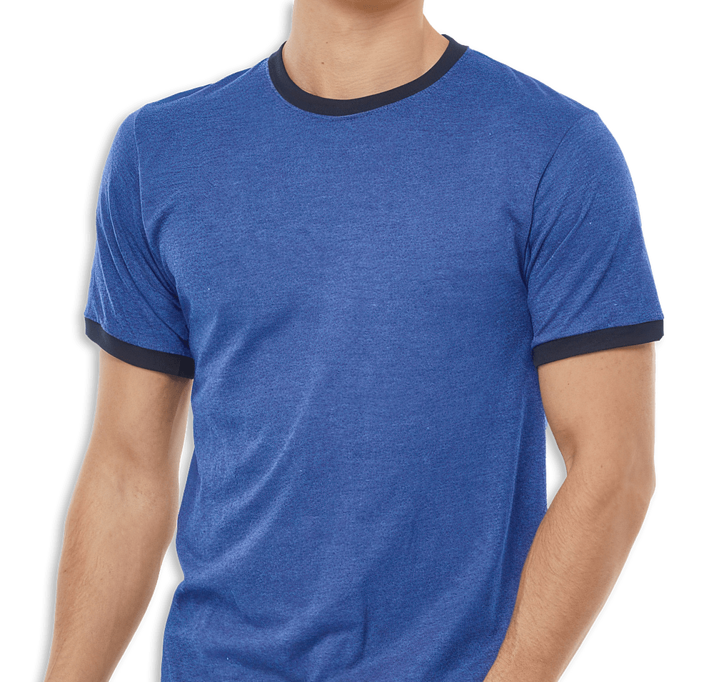 Tultex Fine Jersey Crewneck Ringer T-shirt-default