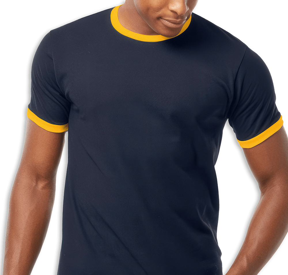 Tultex Fine Jersey Crewneck Ringer T-shirt-default