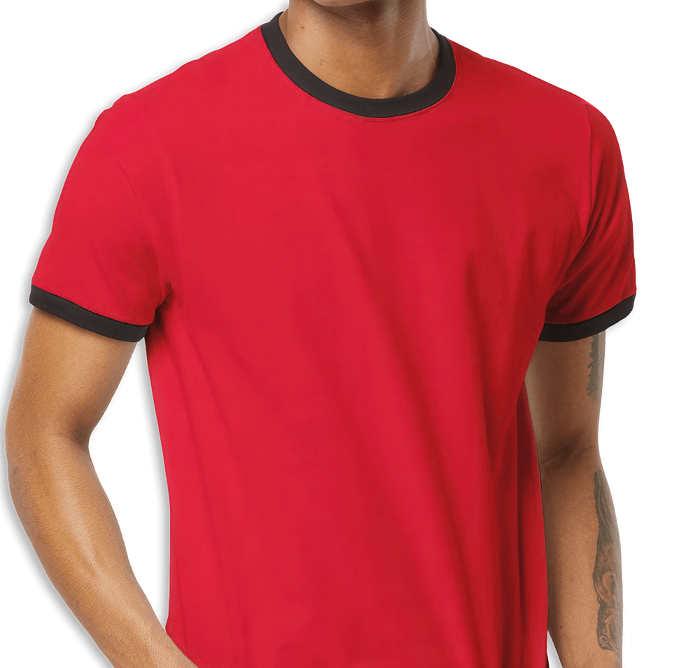 Tultex Fine Jersey Crewneck Ringer T-shirt-default