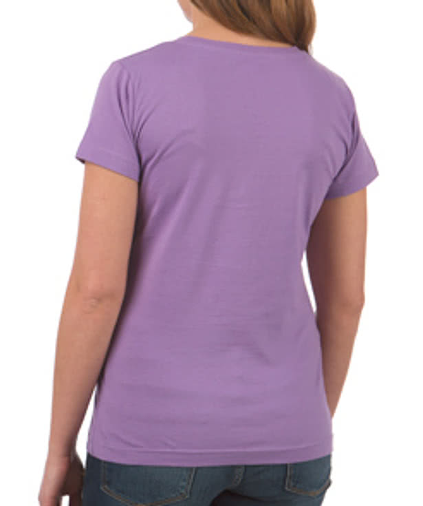 LAT Ladies Longer Length Jersey T-shirt